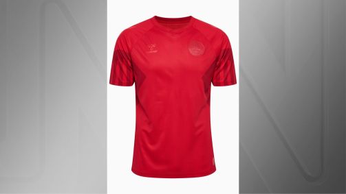Camisa I da Dinamarca para a Copa do Mundo do Catar 2022