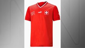 Camisa I da Suíça para a Copa do Mundo do Catar 2022