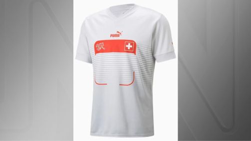 Camisa II da Suíça para a Copa do Mundo do Catar 2022