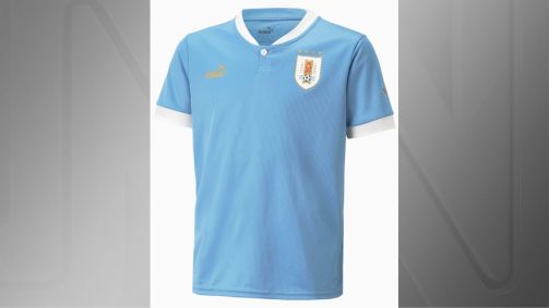 Camisa I do Uruguai para a Copa do Mundo do Catar 2022
