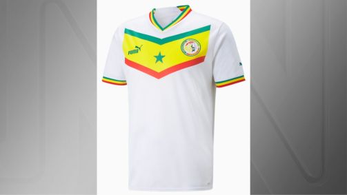 Camisa I de Senegal para a Copa do Mundo do Catar 2022