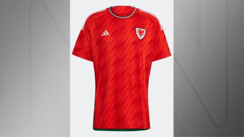 Camisa I do País de Gales para a Copa do Mundo do Catar 2022