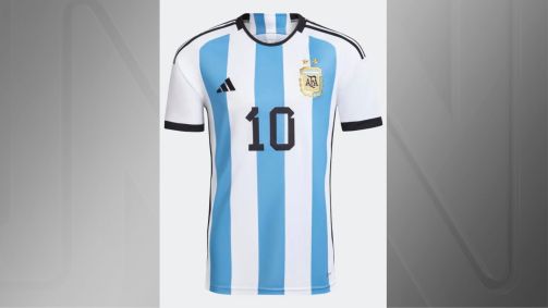 Camisa I da Argentina para a Copa do Mundo do Catar 2022