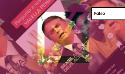É falso que levantamento mostrou que Bolsonaro roubou R$ 400 bilhões