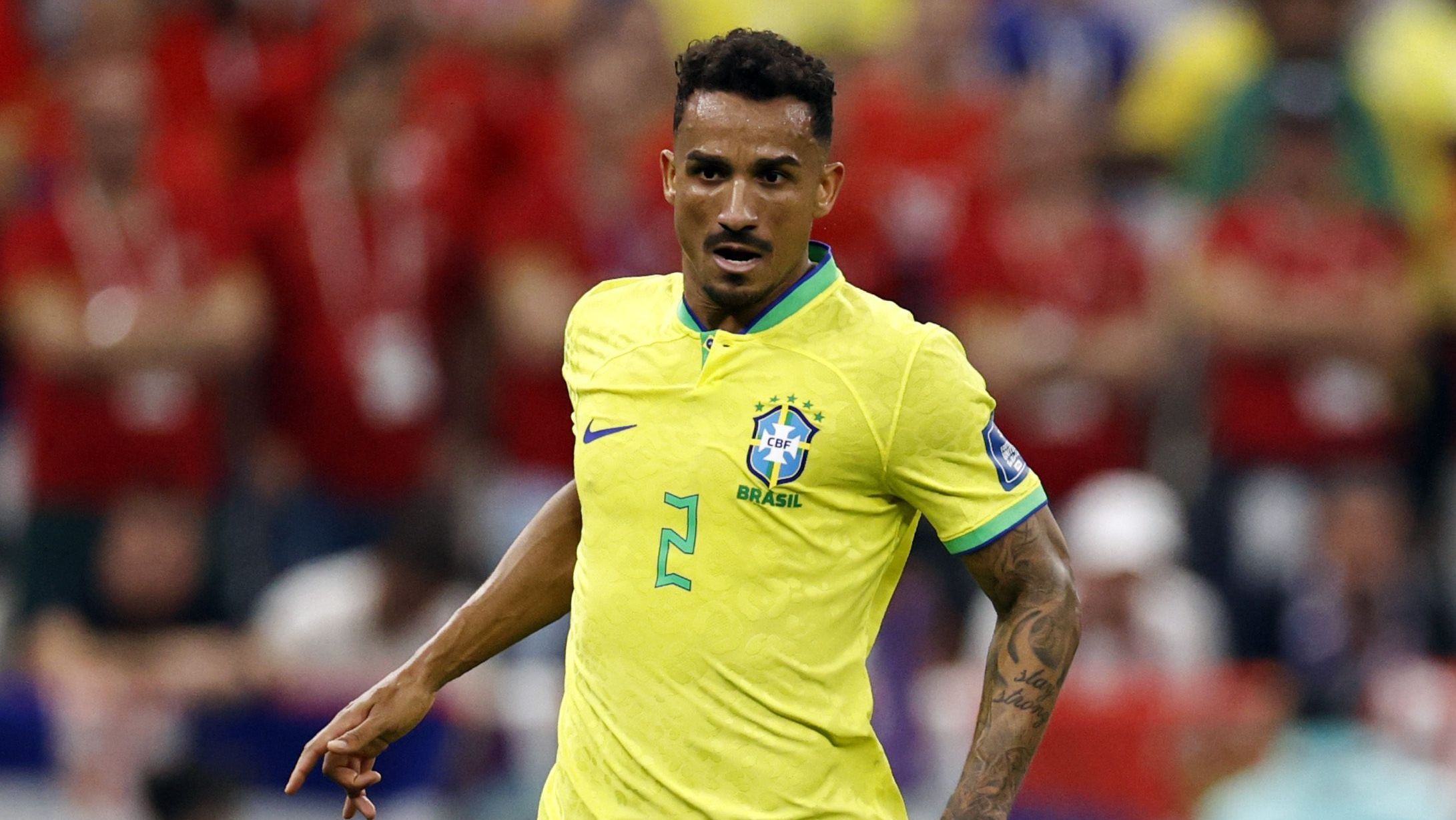 O lateral-direito Danilo, da Seleção Brasileira