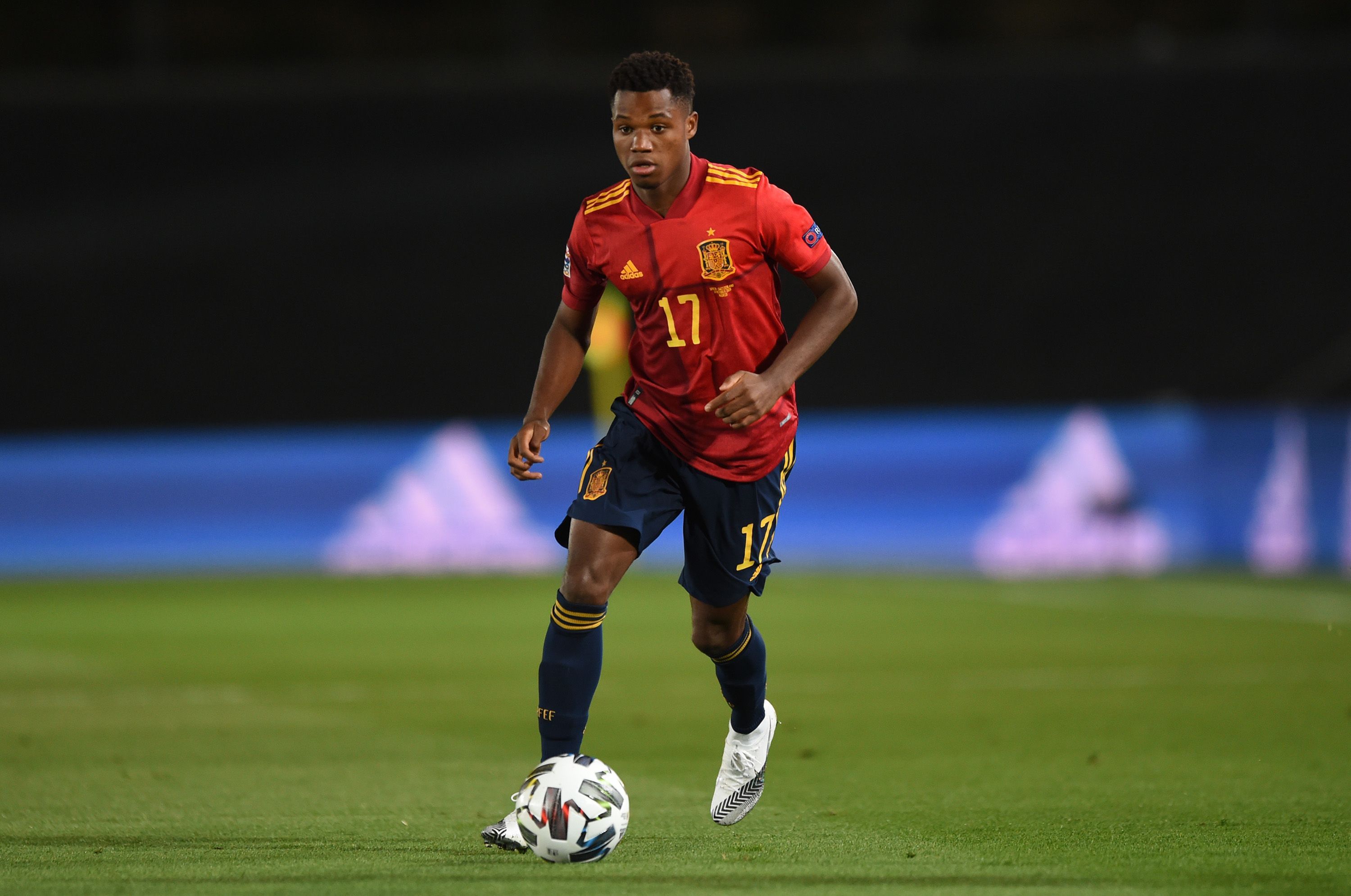 Ansu Fati, jogador da Seleção Espanhola, que disputa a Copa do Mundo no Catar