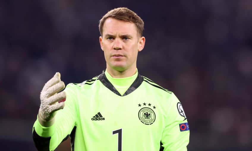Manuel Neuer durante partida entre Alemanha e Liechtenstein, válida pelas Eliminatórias da Copa do Mundo do Catar / Getty Images