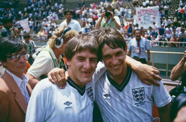 Gary Lineker soma 10 gols marcados em edições da Copa do Mundo entre os anos de 1986 e 1990 / Photo by David Cannon/Getty Images