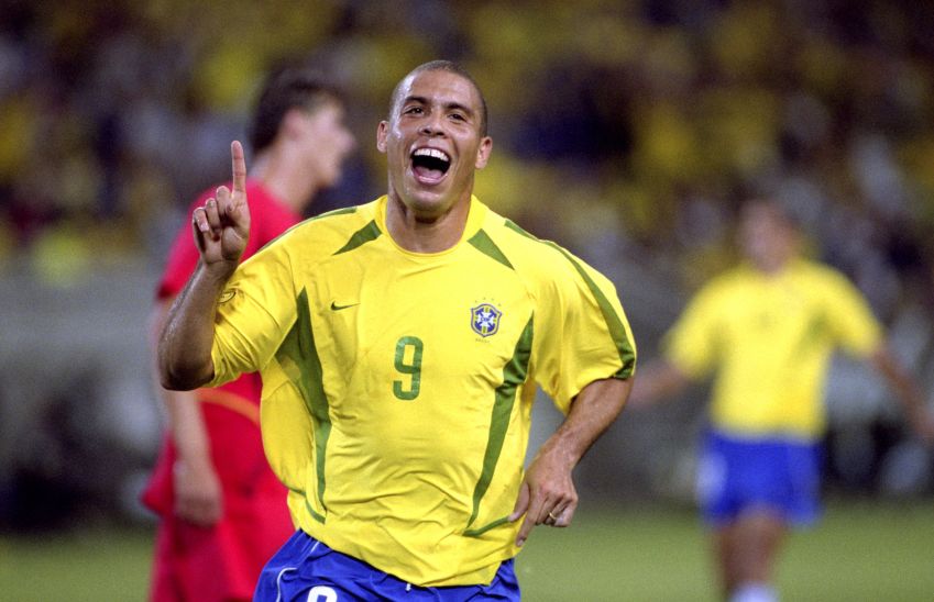 Ronaldo é um dos maiores artilheiros da copa do mundo, com 15 gols marcados no campeonato. / Photo by Mark Leech/ Getty Images