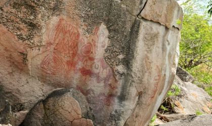 Sítio pré-histórico de arte rupestre é descoberto em Alagoas