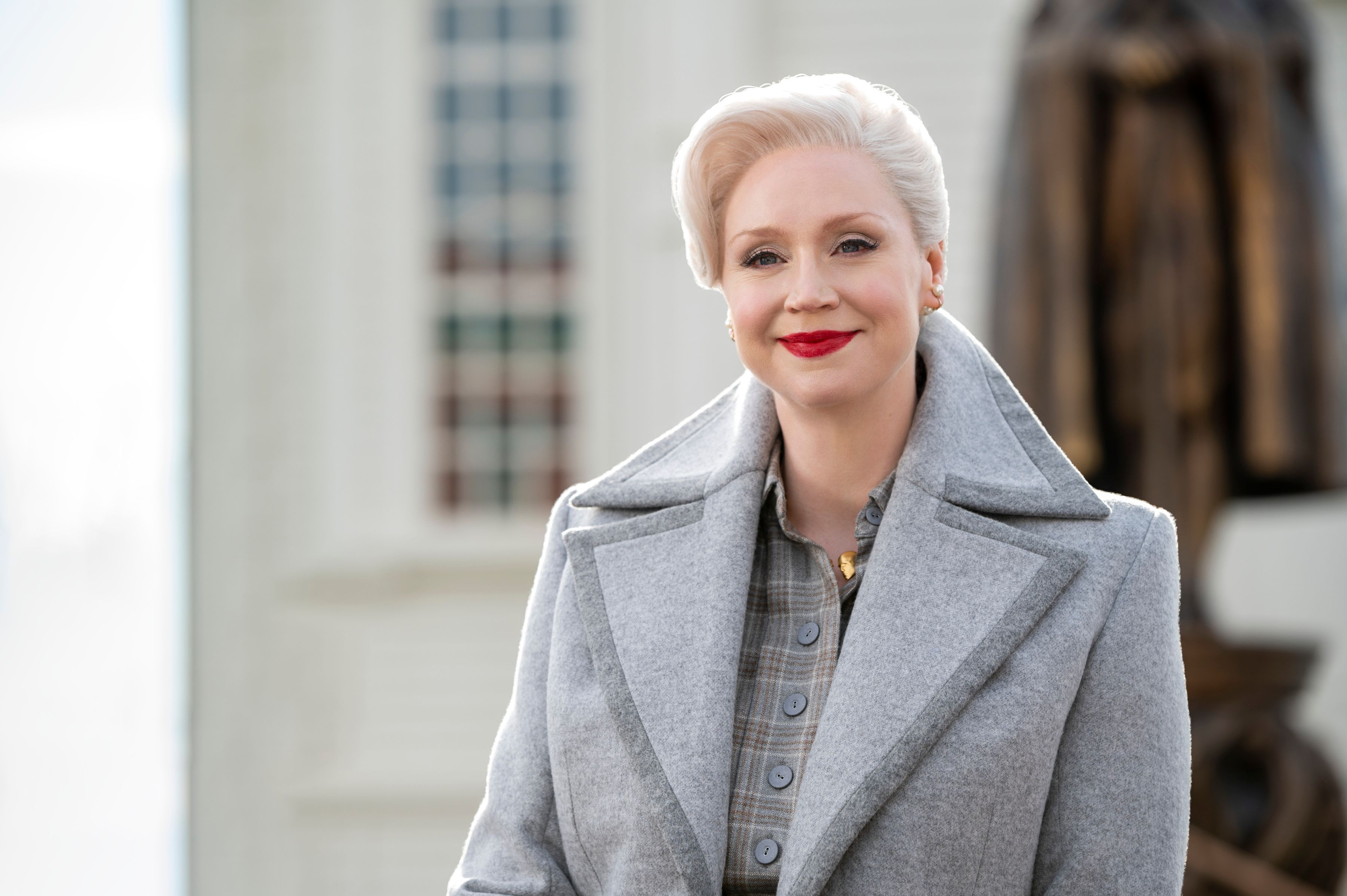 Gwendoline Christie como Larissa Weems / Divulgação/Netflix
