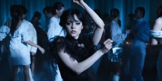 Jenna Ortega como Wandinha na série da Netflix