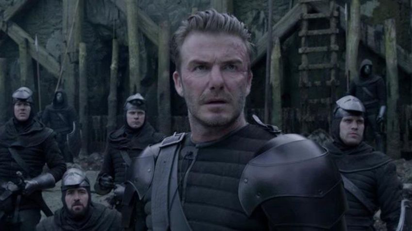 David Beckham em "Rei Arthur: A Lenda da Espada" (2017) / Reprodução/YouTube