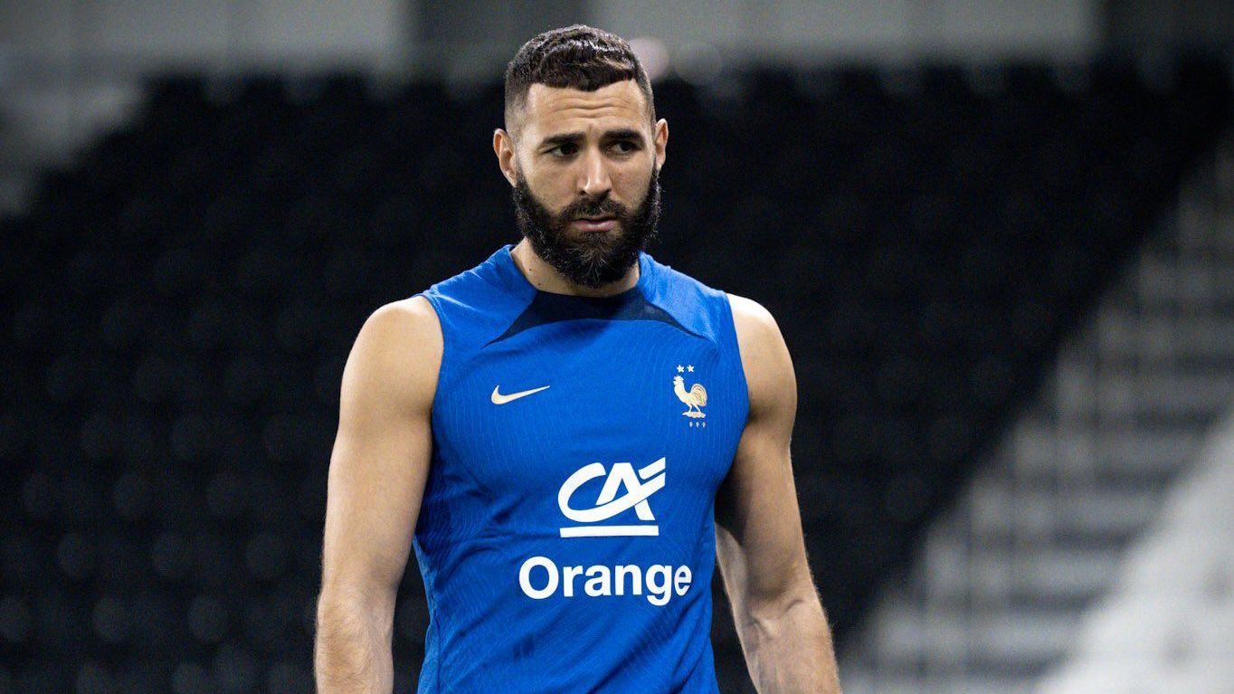 Atacante Karim Benzema será desfalque na seleção da França na Copa do Mundo de 2022