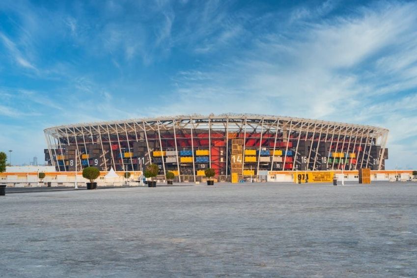 Estádio 974, localizado em Doha, no Catar • Divulgação
