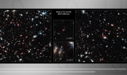 Telescópio James Webb observa duas das galáxias mais distantes já encontradas
