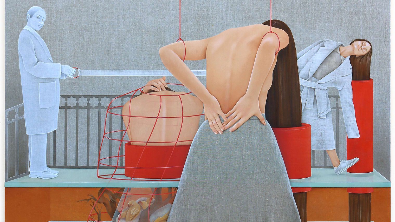 Pintura da artista iraniana Arghavan Khosravi / Arghavan Khosravi / Stems Gallery