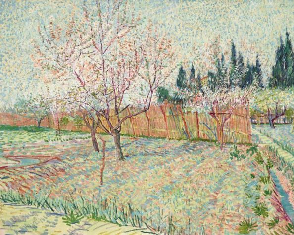 "Verger avec cyprès" é agora a pintura de Van Gogh mais cara já vendida em leilão / Christie´s