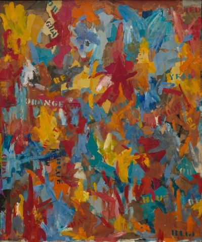 A pintura de Jasper Johns de 1960 "Small False Start" estabeleceu um novo recorde para o trabalho do artista / Christie´s