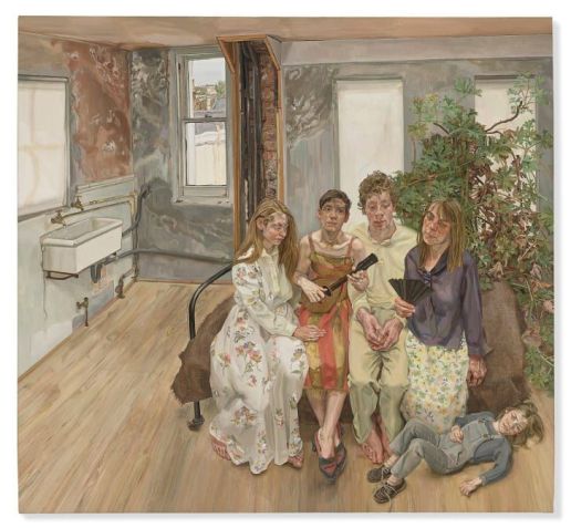 Lucian Freud, "Large Interior, W11 (depois de Watteau)", foi vendido por um recorde de US$ 86 milhões / Christie´s