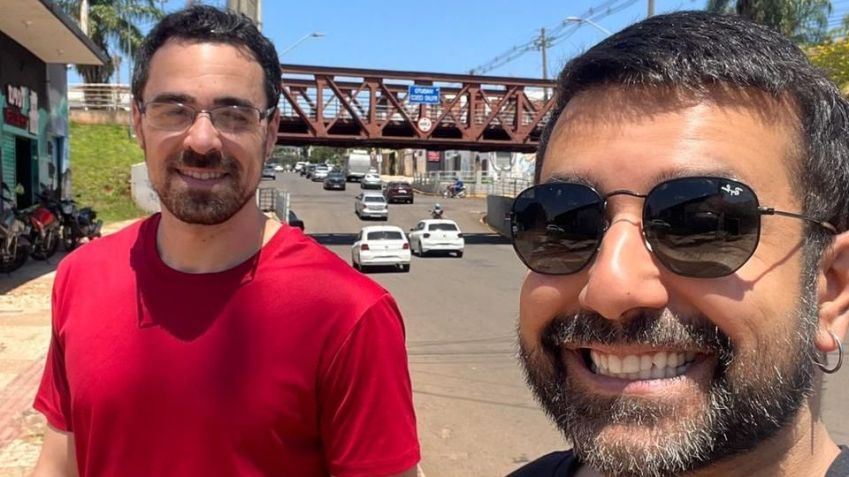 Pedro Cartezani e Lucian Ambros estão juntos há seis meses / Acervo pessoal