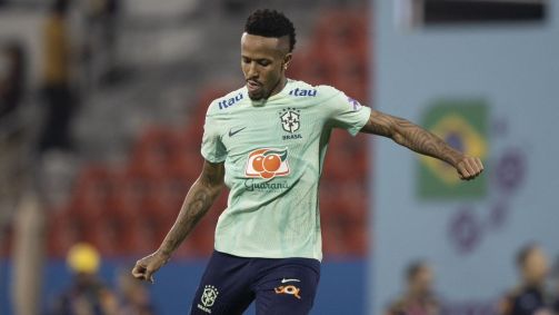 O zagueiro Éder Militão, da Seleção Brasileira e do Real Madrid