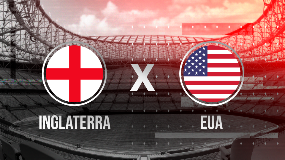 Inglaterra e Estados Unidos jogam às 16h