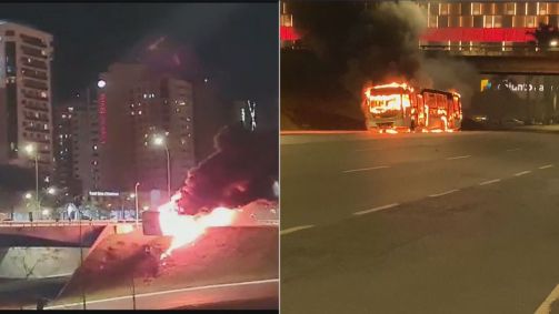 Manifestantes tentam invadir a sede da Polícia Federal em Brasília