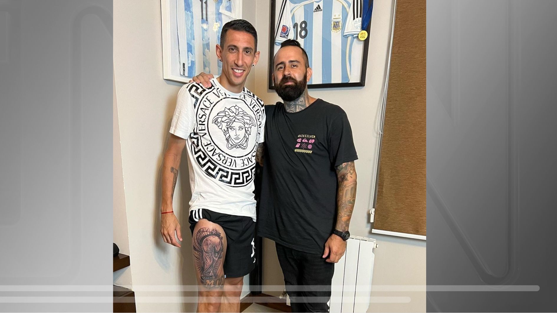 Tatuagem Ágenl Di María