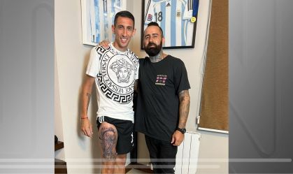 Di María tatua taça da Copa na perna e imagem viraliza nas redes sociais; veja