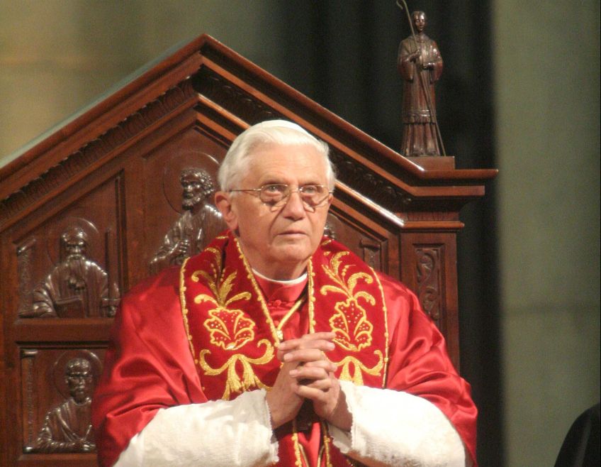 Papa Bento XVI em São Paulo em 2007 • Celso Luiz/ABCDigipress/AE