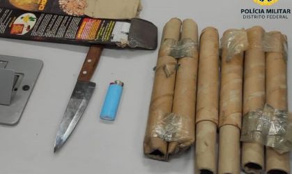 PMDF prende homem que portava faca e explosivos na festa de posse
