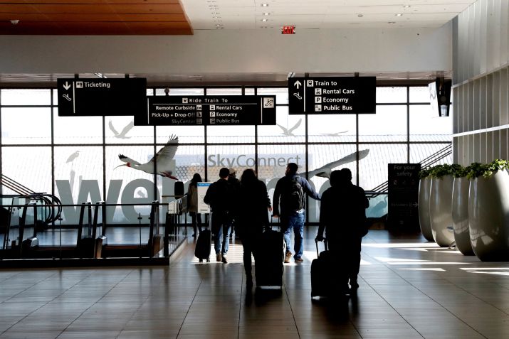 Passageiros no aeroporto internacional de Tampa, Flórida, EUA / 19/01/2022 REUTERS/Octavio Jones