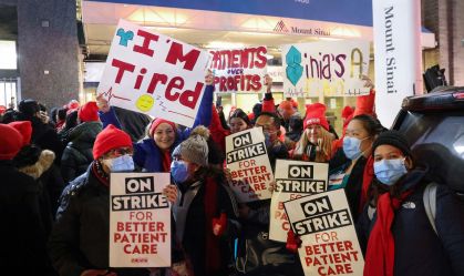 Greve dos enfermeiros de Nova York termina após acordo provisório com hospitais