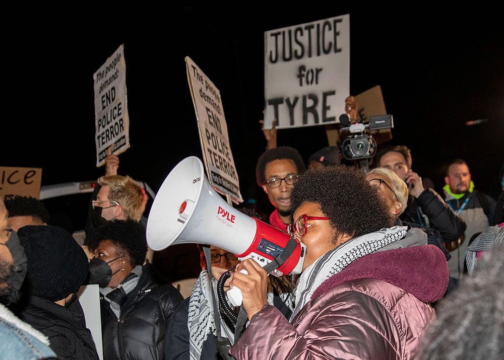 Manifestantes fecharam a ponte Interestadual 55 em Memphis