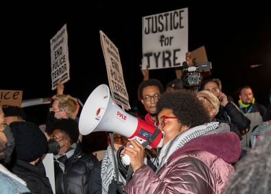 Manifestantes fecharam a ponte Interestadual 55 em Memphis