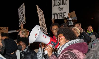 Manifestantes fecharam a ponte Interestadual 55 em Memphis