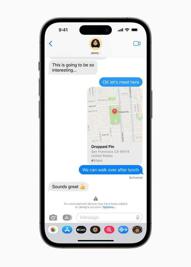A verificação de chave de contato do iMessage permite que os usuários verifiquem se estão se comunicando apenas com quem pretendem./ Divulgação/ Apple