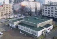 Vídeo mostra desespero após ataque com mísseis em Kiev