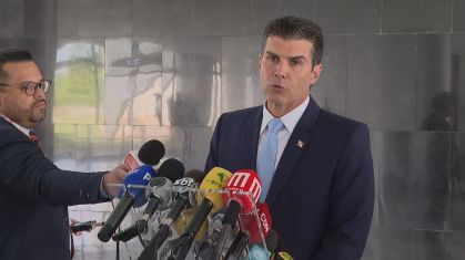 Hélder Barbalho em entrevista a jornalistas