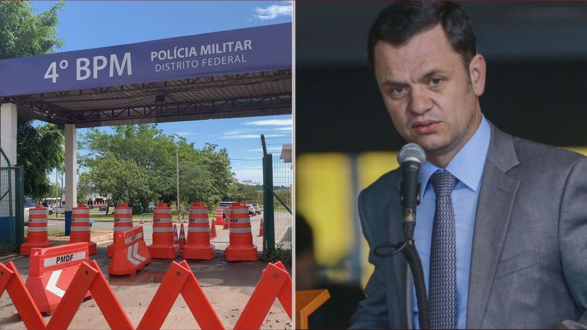 Ex-ministro Anderson Torres foi levado ao 4º Batalhão da Polícia Militar (PM), no Guará, uma região administrativa da capital federal. / CNN
