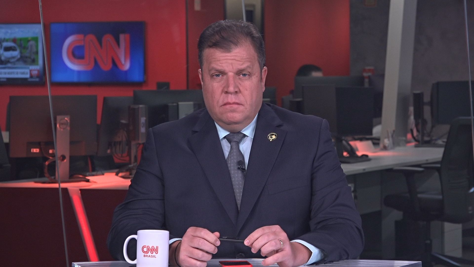 Presidente da Associação Nacional de Peritos Criminais Federais (APCF), Willy Hauffe em entrevista à CNN