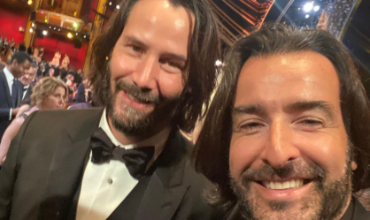 Após comparações na internet, Ricardo Stuckert posta foto com ator de "John Wick"