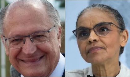 Colagem Geraldo Alckmin e Marina Silva
