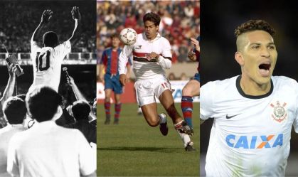 Pelé, Raí e Guerrero