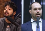 Monark e Eduardo Bolsonaro trocam ofensas nas redes sociais após posse de Lula; entenda