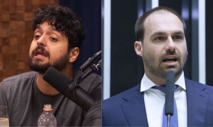 Monark e Eduardo Bolsonaro trocam ofensas nas redes sociais após posse de Lula; entenda