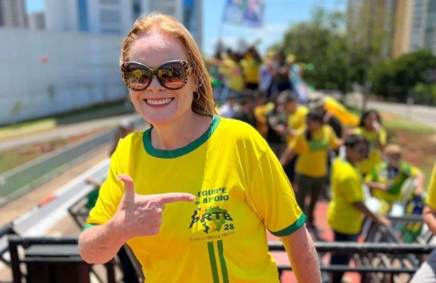 Soraia Bacciotti foi presa, nesta sexta-feira (20), pela Polícia Federal (PF) em Mato Grosso do Sul por envolvimento nos atos criminosos de 8 de janeiro em Brasília. / Reprodução