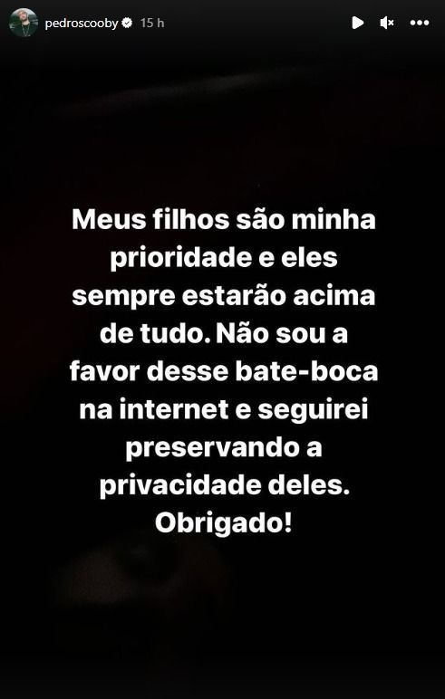 / Reprodução/ Instagram Pedro Scooby