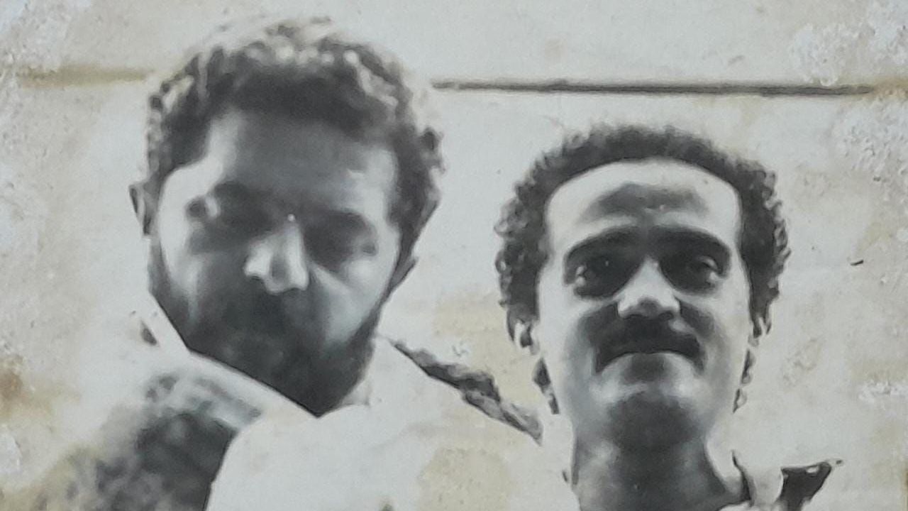Lula ao lado de Fernando Menezes, que diz ter dado ao petista a caneta usada na posse